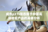 成色p31s是否属于中国高端精密产品的具体分析
