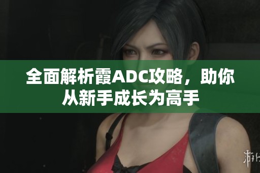 全面解析霞ADC攻略，助你从新手成长为高手