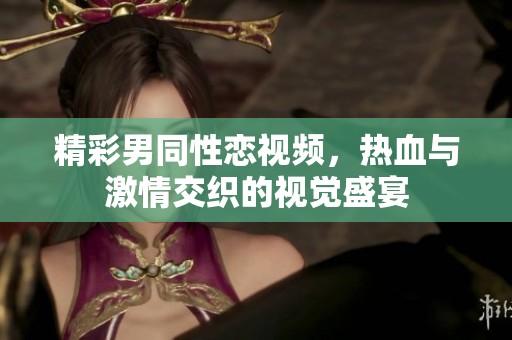 精彩男同性恋视频，热血与激情交织的视觉盛宴