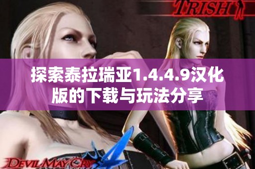探索泰拉瑞亚1.4.4.9汉化版的下载与玩法分享