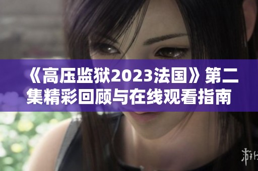 《高压监狱2023法国》第二集精彩回顾与在线观看指南