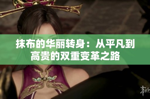 抹布的华丽转身：从平凡到高贵的双重变革之路
