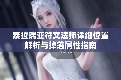 泰拉瑞亚符文法师详细位置解析与掉落属性指南