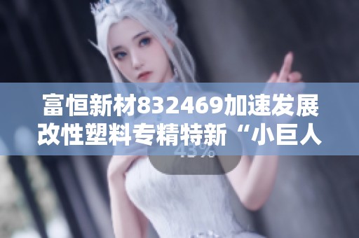 富恒新材832469加速发展改性塑料专精特新“小巨人”项目募资计划