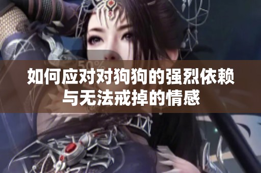 如何应对对狗狗的强烈依赖与无法戒掉的情感