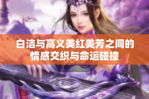 白洁与高义美红美芳之间的情感交织与命运碰撞