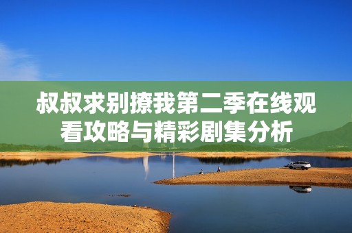 叔叔求别撩我第二季在线观看攻略与精彩剧集分析