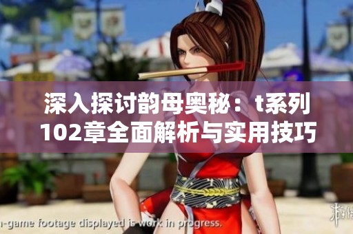 深入探讨韵母奥秘：t系列102章全面解析与实用技巧