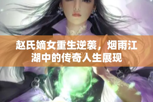 赵氏嫡女重生逆袭，烟雨江湖中的传奇人生展现