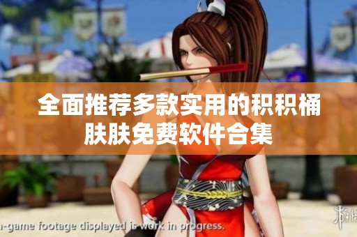 全面推荐多款实用的积积桶肤肤免费软件合集