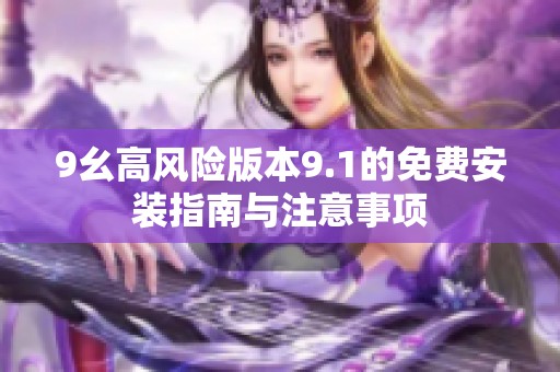 9幺高风险版本9.1的免费安装指南与注意事项