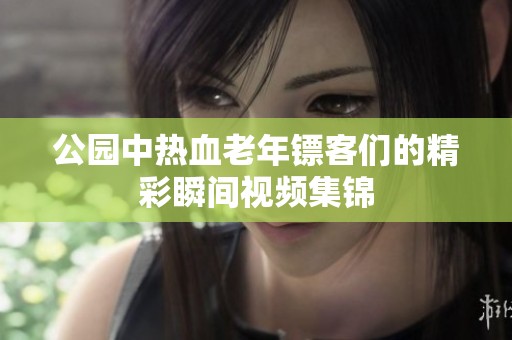 公园中热血老年镖客们的精彩瞬间视频集锦