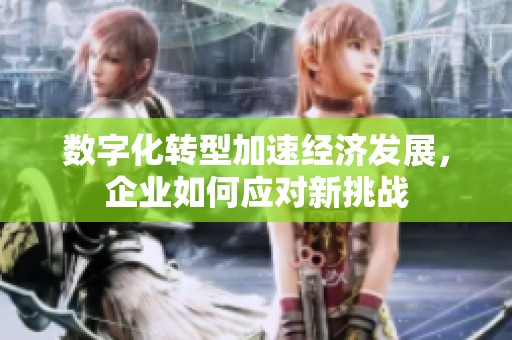 数字化转型加速经济发展，企业如何应对新挑战