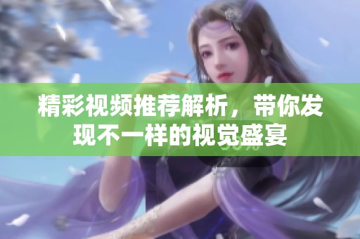 精彩视频推荐解析，带你发现不一样的视觉盛宴