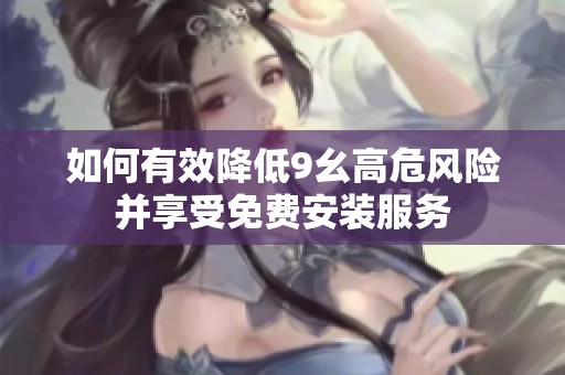 如何有效降低9幺高危风险并享受免费安装服务