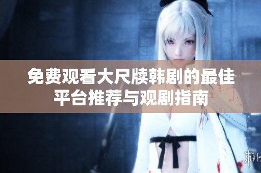 免费观看大尺牍韩剧的最佳平台推荐与观剧指南