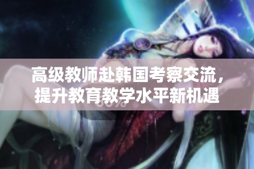高级教师赴韩国考察交流，提升教育教学水平新机遇