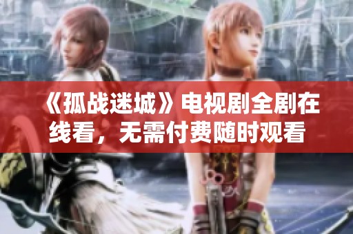 《孤战迷城》电视剧全剧在线看，无需付费随时观看