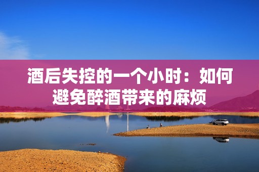 酒后失控的一个小时：如何避免醉酒带来的麻烦