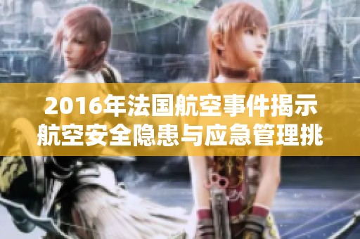 2016年法国航空事件揭示航空安全隐患与应急管理挑战