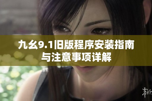 九幺9.1旧版程序安装指南与注意事项详解