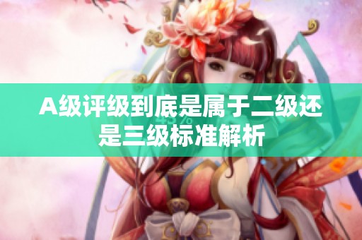 A级评级到底是属于二级还是三级标准解析