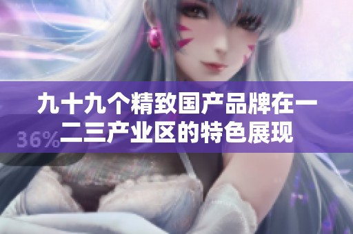 九十九个精致国产品牌在一二三产业区的特色展现