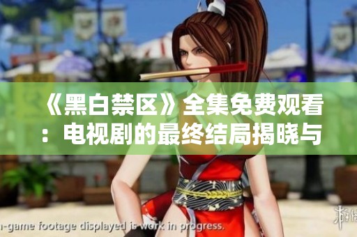 《黑白禁区》全集免费观看：电视剧的最终结局揭晓与深度分析