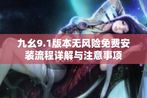 九幺9.1版本无风险免费安装流程详解与注意事项