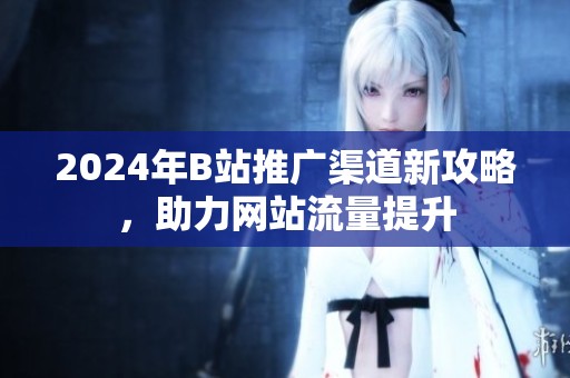 2024年B站推广渠道新攻略，助力网站流量提升