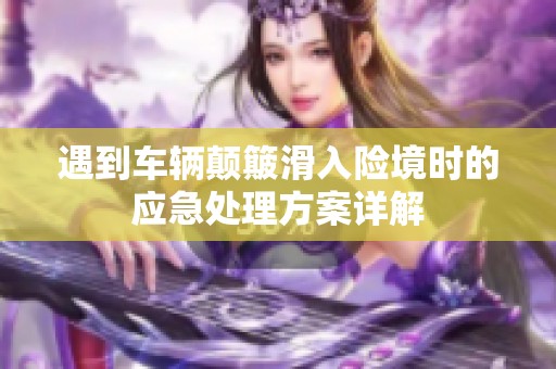 遇到车辆颠簸滑入险境时的应急处理方案详解