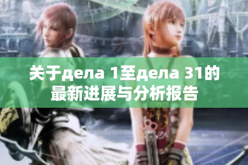 关于дела 1至дела 31的最新进展与分析报告