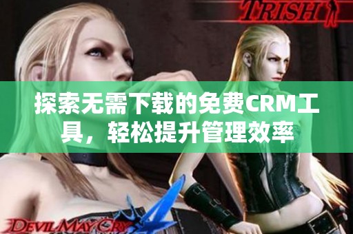 探索无需下载的免费CRM工具，轻松提升管理效率