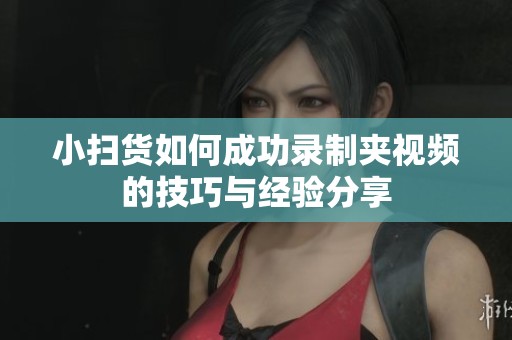小扫货如何成功录制夹视频的技巧与经验分享