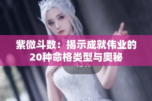 紫微斗数：揭示成就伟业的20种命格类型与奥秘