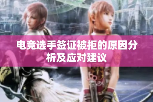 电竞选手签证被拒的原因分析及应对建议