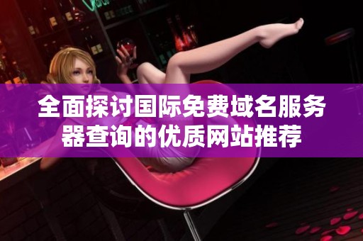 全面探讨国际免费域名服务器查询的优质网站推荐