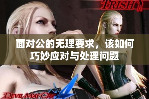 面对公的无理要求，该如何巧妙应对与处理问题