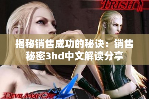揭秘销售成功的秘诀：销售秘密3hd中文解读分享