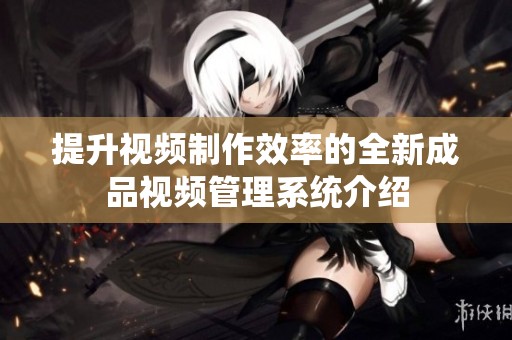 提升视频制作效率的全新成品视频管理系统介绍