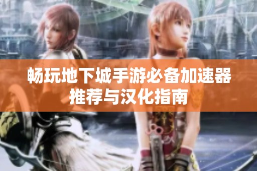 畅玩地下城手游必备加速器推荐与汉化指南