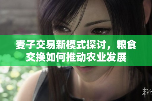 麦子交易新模式探讨，粮食交换如何推动农业发展