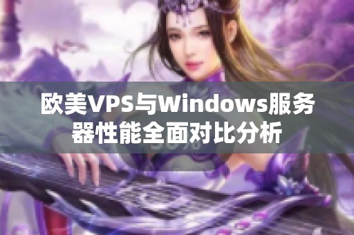 欧美VPS与Windows服务器性能全面对比分析