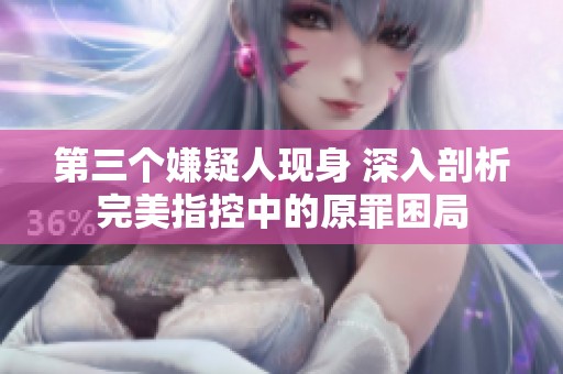 第三个嫌疑人现身 深入剖析完美指控中的原罪困局