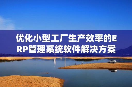 优化小型工厂生产效率的ERP管理系统软件解决方案