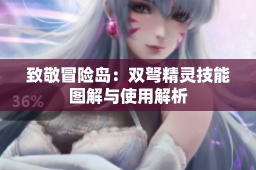 致敬冒险岛：双弩精灵技能图解与使用解析