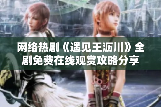网络热剧《遇见王沥川》全剧免费在线观赏攻略分享