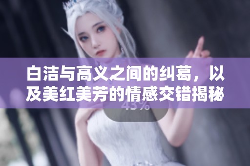 白洁与高义之间的纠葛，以及美红美芳的情感交错揭秘