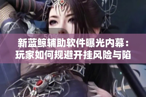 新蓝鲸辅助软件曝光内幕：玩家如何规避开挂风险与陷阱