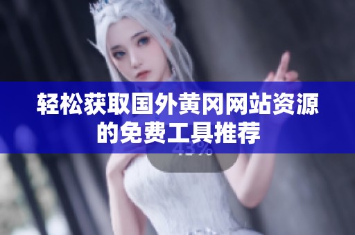 轻松获取国外黄冈网站资源的免费工具推荐